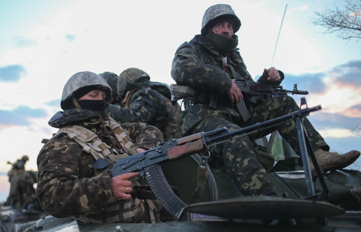 Начало развертывания силовой операции в Донецкой области Украины Начало развертывания силовой операции в Донецкой области Украины