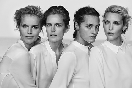 В рекламе Armani снялись 40-летние модели В рекламе Armani снялись 40-летние модели