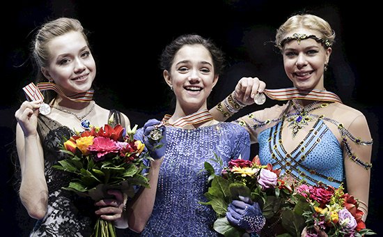 Чемпионат Европы: Весь пьедестал заняли фигуристки из России Чемпионат Европы: Весь пьедестал заняли фигуристки из России
