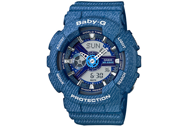 «Джинсовые» часы в трех тонах Baby-G denim выпустила компания Casio «Джинсовые» часы в трех тонах Baby-G denim выпустила компания Casio