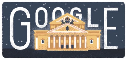 Google посвятил дудл 240-летнему юбилею Большого театра Google посвятил дудл 240-летнему юбилею Большого театра
