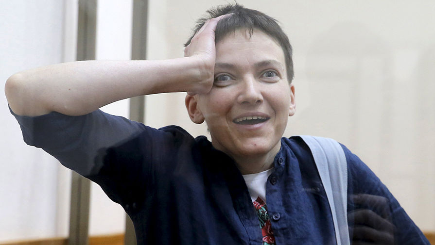 Украинская летчица Савченко начала пить воду Украинская летчица Савченко начала пить воду
