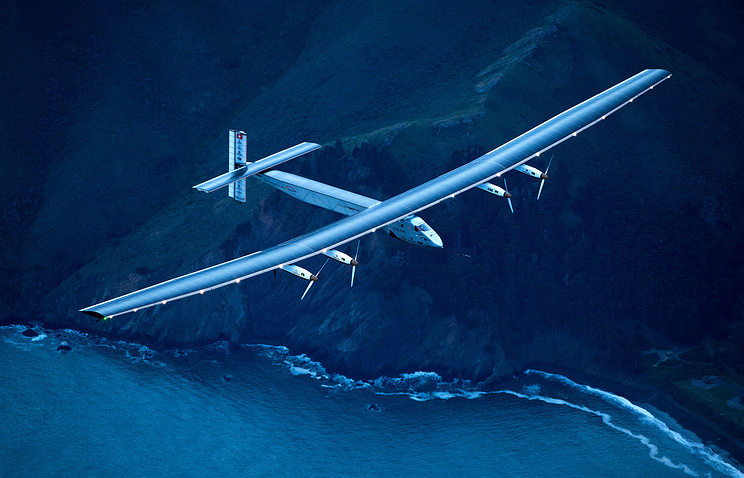 В Нью-Йорк из Пенсильвании вылетел самолет на солнечных батареях Solar Impulse 2 В Нью-Йорк из Пенсильвании вылетел самолет на солнечных батареях Solar Impulse 2