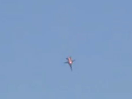 Иранский бомбардировщик Су-24 потерпел крушение Иранский бомбардировщик Су-24 потерпел крушение