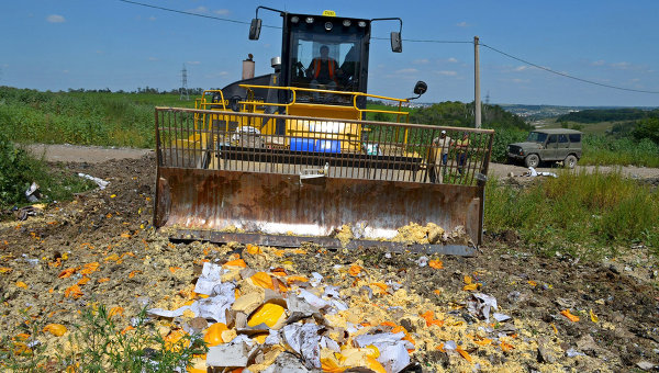 В России продлили срок уничтожения санкционных продуктов В России продлили срок уничтожения санкционных продуктов