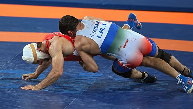Борец-вольник Гедуев принес России серебро на ОИ-2016 Борец-вольник Гедуев принес России серебро на ОИ-2016