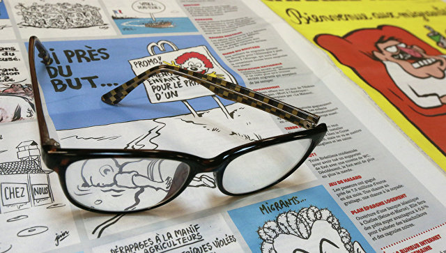 Charlie Hebdo опубликовал карикатуру на православный собор в Париже Charlie Hebdo опубликовал карикатуру на православный собор в Париже