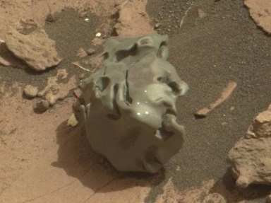 Curiosity обнаружил металлический метеорит