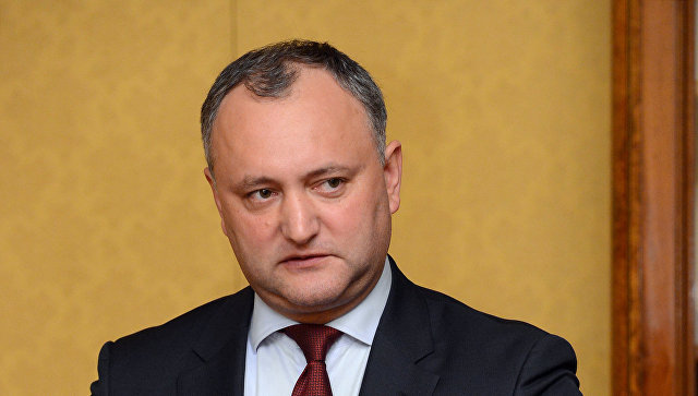 Додон объявил о своей победе на выборах президента Молдавии