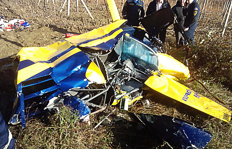 В Крыму потерпел крушение вертолет Robinson, есть погибшие