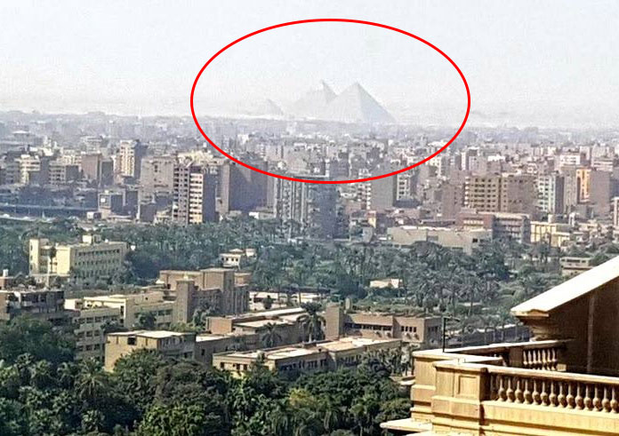 Мираж: американец увидел пирамиды Гизы почти за 300 км от места их расположения