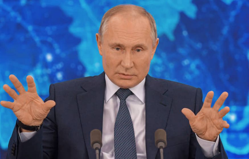 Кремль отменил большую пресс-конференцию Путина в этом году из-за военной операции на Украине