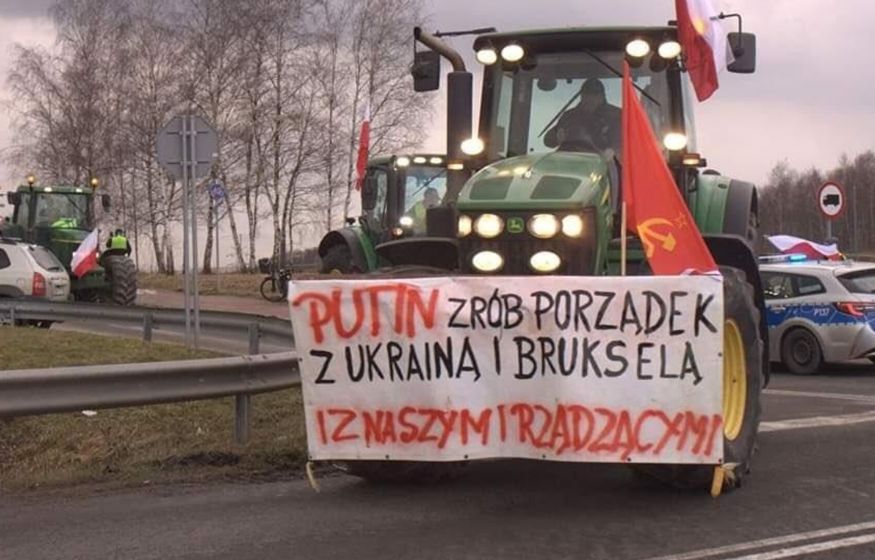 Зеленский: Польские фермеры мешают потоку украинского оружия