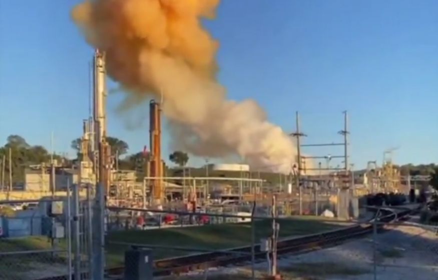 Страшная экологическая катастрофа в США. Над штатом Миссисипи висит огромное ядовитое облако: ЦГ Страшная экологическая катастрофа в США. Над штатом Миссисипи висит огромное ядовитое облако: ЦГ