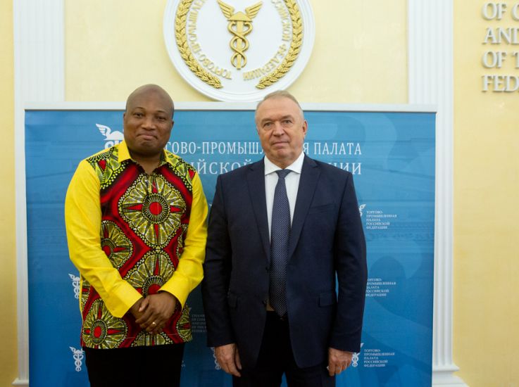 Президент ТПП РФ Сергей Катырин встретился с парламентской делегацией Республики Гана
