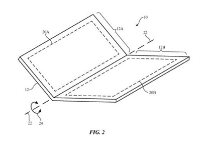 Apple получила патент на гибкий iPhone
