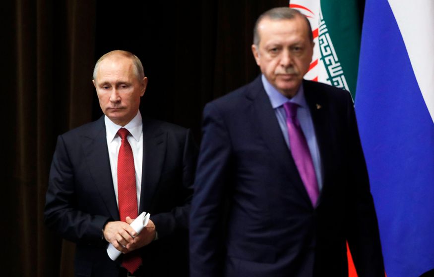 Эрдоган потребовал от Путина «как можно скорее» закончить военную операцию на Украине
