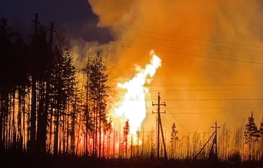 В Чувашии взорвался последний газопровод, качающий газ из России в Европу
