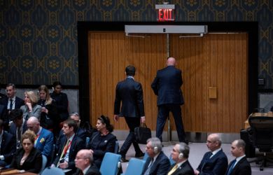 Россия громко хлопнула дверью на заседании ООН