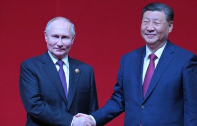 Лидеры России и Китая встречаются на саммите ШОС