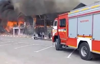 В Каспийске произошел крупный пожар. Подробности