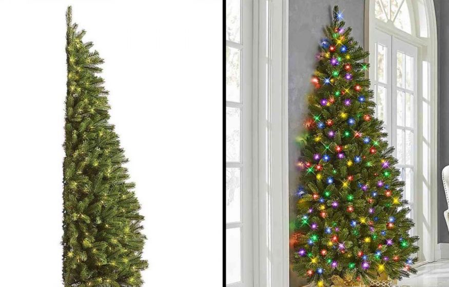 Новый праздничный хит: почему россияне выбирают елки-половинки за полную цену