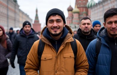 Индийские страсти на русской земле: фото с русскими девушками, танцы на Красной и первые стычки