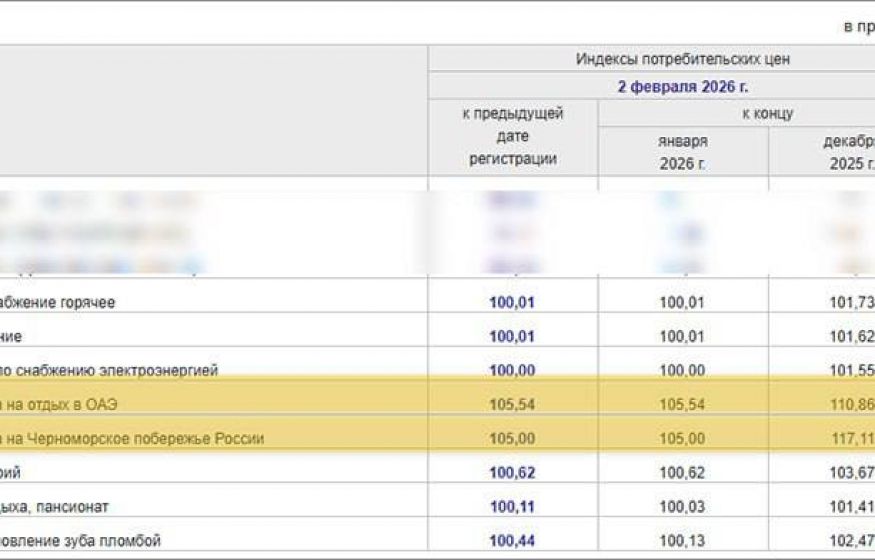 Вот почему нет инфляции в стране. Росстат включил поездки в Дубай и бытовую технику в потребительскую корзину