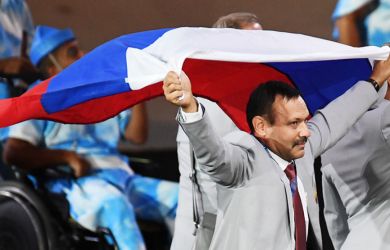 Патриот обхитрил Олимпиаду. Пронес российский триколор под видом словацкого