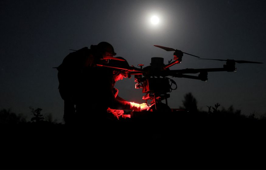 Ночной дрон-шторм: ВСУ атаковали Россию 249 БПЛА. Порт в огне, есть раненые