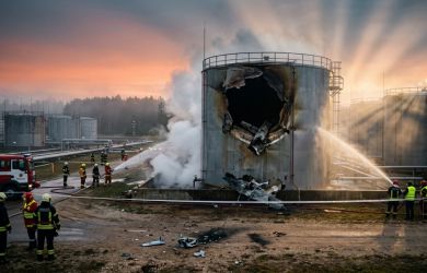 Обвинили Россию? Дрон ВСУ рухнул на нефтебазу в Латвии: что заявили власти?