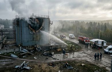 Экспериментируют перед праздниками? ВСУ ударили по Перми дронами в 1800 км от линии: взрывы, сирены, заводы под огнем