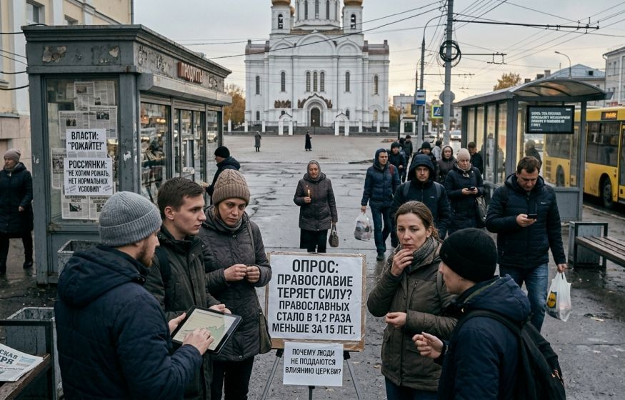 Православие теряет силу в России? Люди не поддаются церковному влиянию? Православных стало в 1,2 раза меньше за 15 лет