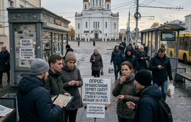 Православие теряет силу в России? Люди не поддаются церковному влиянию? Православных стало в 1,2 раза меньше за 15 лет
