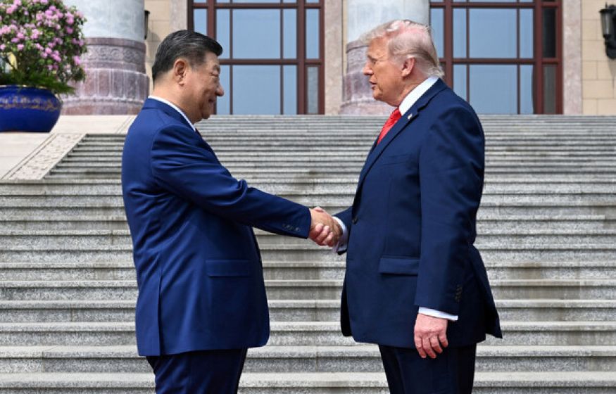 Визит Трампа в Пекин: Си Цзиньпин поставил американца на место за 14 секунд