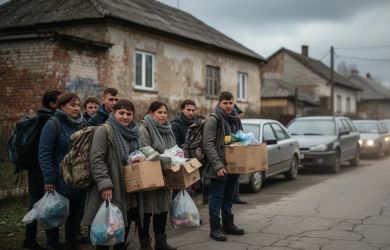 На Украине началась принудительная эвакуация 7157 жителей в Харьковской области: власти вывозят людей из семи сёл