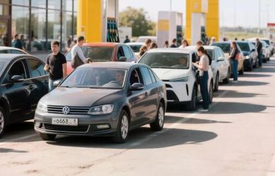 Сокращение очередей на АЗС зафиксировано в 13 регионах, но проблемы сохраняются