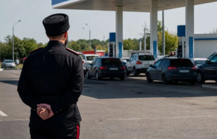 До чего дошло! бензиновый кризис в Новороссийске: на АЗС вышли казачьи патрули! До чего дошло! бензиновый кризис в Новороссийске: на АЗС вышли казачьи патрули!