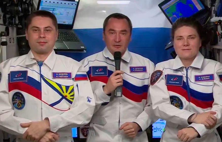 Поздравление с Днем Флага прозвучало из космоса. Подробности