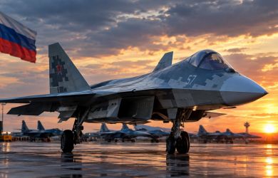 ОАК передала ВКС России партию истребителей Су-57 в новом техническом облике