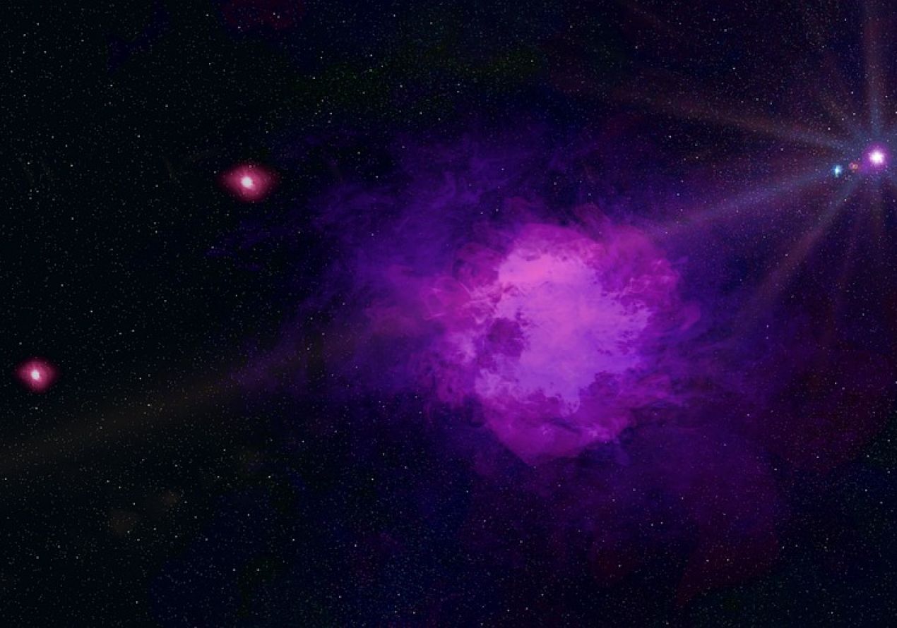 Космический телескоп Хаббл запечатлел «звездную истерику» 