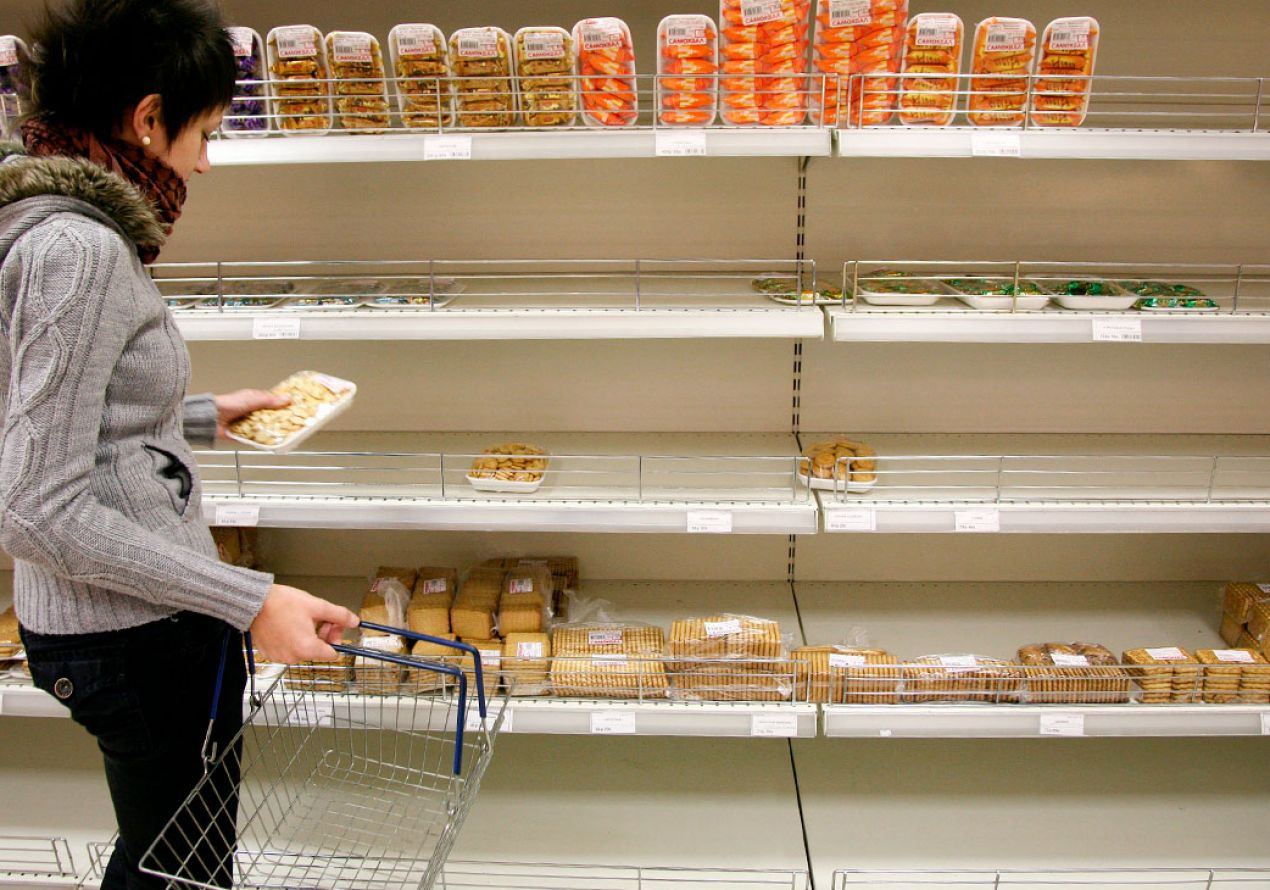 Россия может лишиться четверти всех продуктов питания из-за санкций