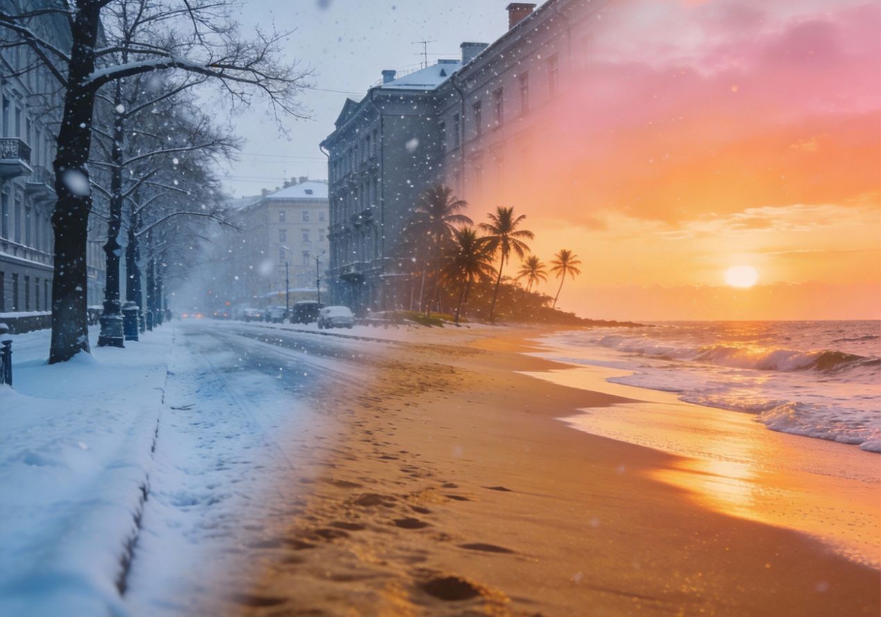 Сбежать от снега в объятия океана: утро в Москве, вечер в Кочине