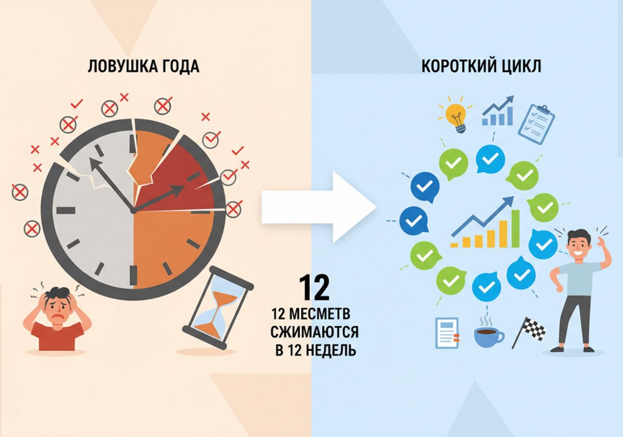 Как избежать ловушки годового мышления и спланировать дела