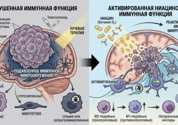 Витамин B3 против одного из самых агрессивных раков мозга