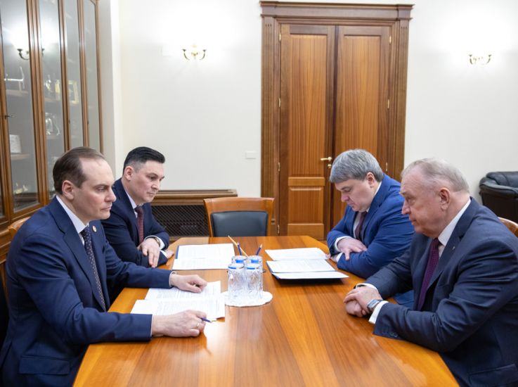 Президент ТПП РФ Сергей Катырин встретился с главой Мордовии Артёмом Здуновым