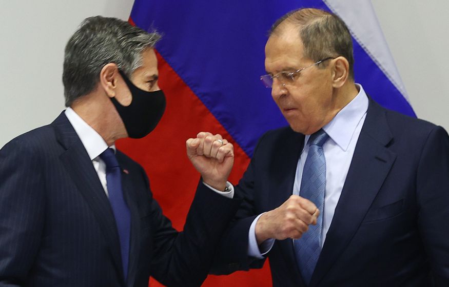 Bloomberg рассказал о горячем споре Лаврова и Блинкена по поводу Украины