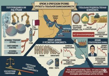 Производство чипов под угрозой из-за блокировки Ормузского пролива